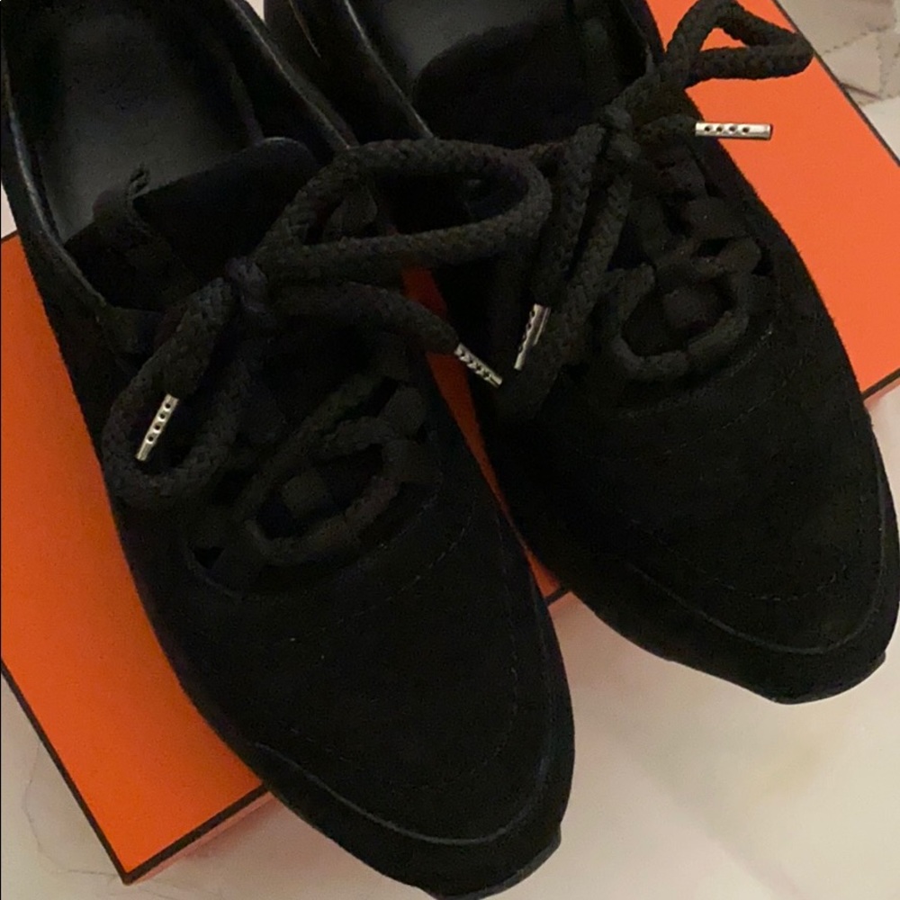 COPY - Hermes Miles Sneakers Black Suede